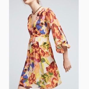 Anthropologie Maeve Deloria Floral Dress